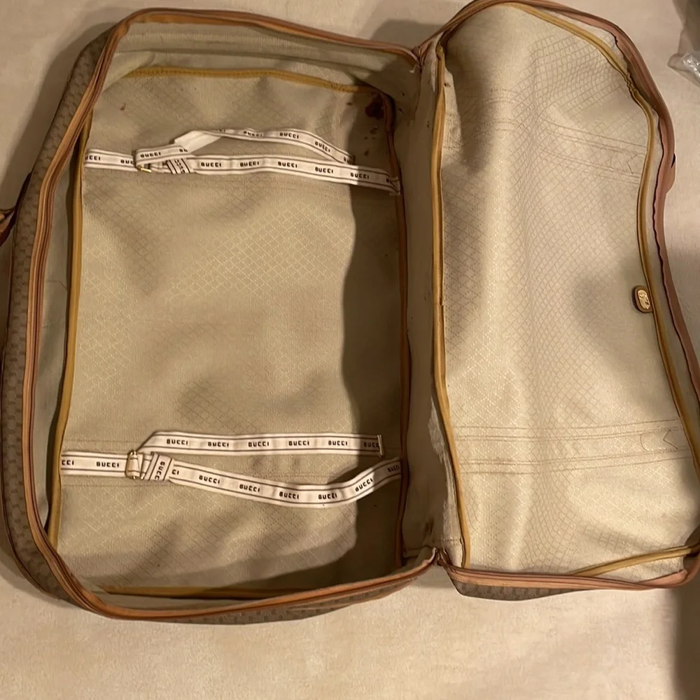 GUCCI VINTAGE large suitcase - Picture 13 of 16